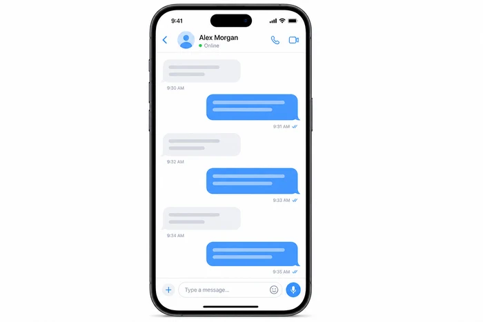 आईफोन के लिए Telegram डाउनलोड – iPhone पर Telegram स्क्रीन